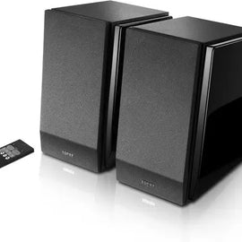 Edifier R1850DB 2.0 Shelf Speakers Bluetooth Wireless 4.0 - 70 Watts (Piano Black) Alliance Entertainment