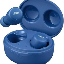 JVC HA-A5TA Gumy Mini Bluetooth 5.1 True Wireless Earbuds - Charging Case (Blue) Alliance Entertainment