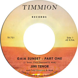 Jimi Tenor & Cold Diamond & Mink - Gaia Sunset - Yellow Alliance Entertainment