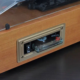 Jensen JTA-245 Dual Bluetooth Turntable (33/45/78 RPM) Cassette Player/Speakers Alliance Entertainment