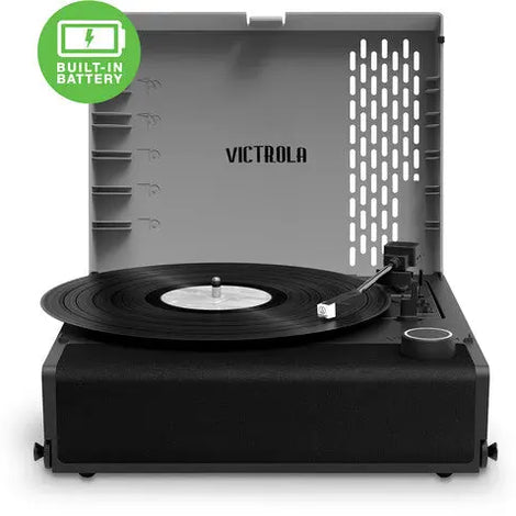 Victrola VSC-750SB-SLG Revolution GO Portable Record Player: Gray Alliance Entertainment